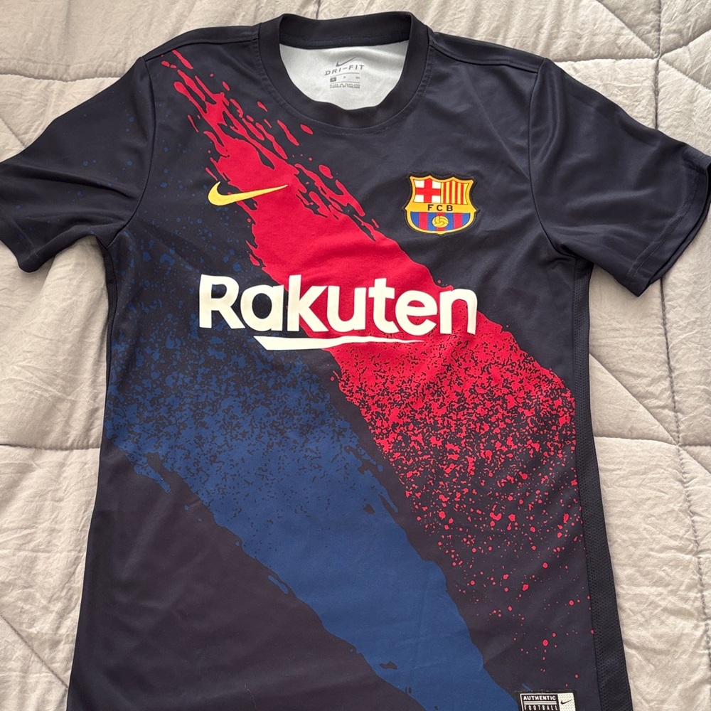 Nike FC Barcelona 19-20 Pre Match Top Small Dri-Fit Soccer Jersey